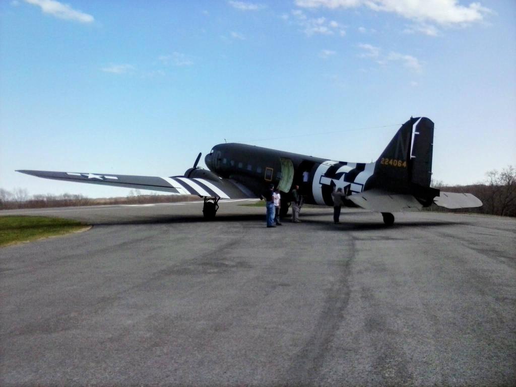 C47 Union Jack Dak (now Placid Lassie) preparing for 70th D-Day Anniversary trip to Normandy (2014)