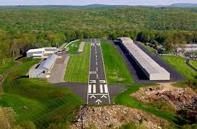 Aerial view of Chester Airport